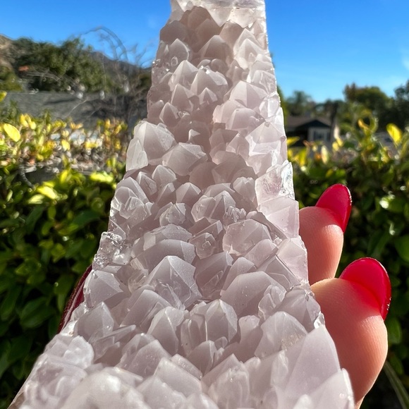 Agate Tower With Amethyst and Quartz - Picture 5 of 8